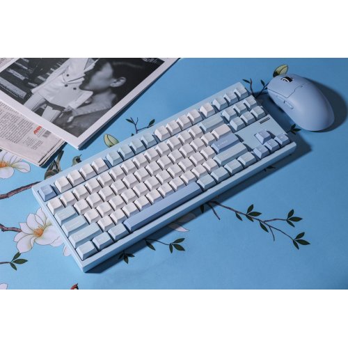 Клавиатура MCHOSE GX87 Lite RGB Mechanical HUANO Matcha Latte V2 Switch Wireless (MC-GX87-A9) Blue Nano Spraying купить в Украине: Киев, Днепр, Харьков, Одесса  | Низкая цена, отзывы, характеристики от TELEMART фото