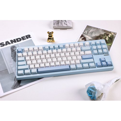 Клавиатура MCHOSE GX87 Lite RGB Mechanical HUANO Matcha Latte V2 Switch Wireless (MC-GX87-A9) Blue Nano Spraying купить в Украине: Киев, Днепр, Харьков, Одесса  | Низкая цена, отзывы, характеристики от TELEMART фото