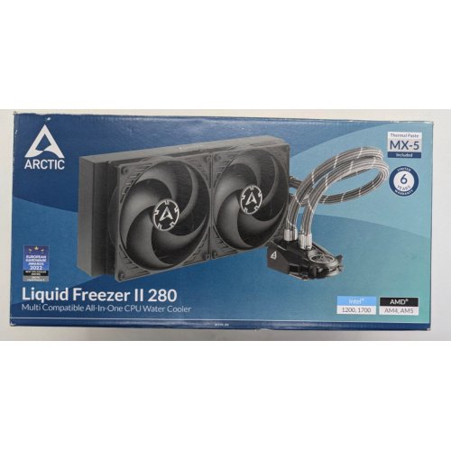 Готова сво Arctic Liquid Freezer II 280 (ACFRE00066A) (Відновлено продавцем, 773863) купити з перевіркою сумісності: огляд, характеристики, ціна у Києві, Львові, Вінниці, Хмельницькому, Івано-Франківську, Україні | інтернет-магазин TELEMART.UA фото