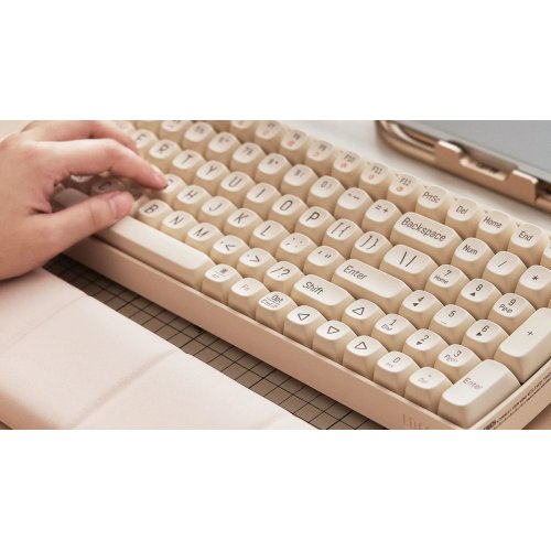 Купити Клавіатура Lofree OE902 Touch 100 Mechanical Gateron Linear Switches Wireless (LO-6922694805218) Tofu - ціна в Києві, Львові, Вінниці, Хмельницькому, Франківську, Україні | інтернет-магазин TELEMART.UA фото