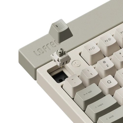 Купити Клавіатура Lofree OE918 Block Mechanical MX Linear Switches Wireless (LO-6922694805027) Beige - ціна в Києві, Львові, Вінниці, Хмельницькому, Франківську, Україні | інтернет-магазин TELEMART.UA фото