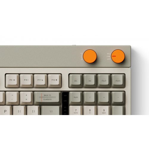 Купити Клавіатура Lofree OE918 Block Mechanical MX Linear Switches Wireless (LO-6922694805027) Beige - ціна в Києві, Львові, Вінниці, Хмельницькому, Франківську, Україні | інтернет-магазин TELEMART.UA фото
