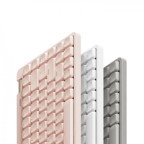 Купити Клавіатура Lofree OE921 Flow Lite 84 Mechanical Linear Switches Wireless (LO-6922694806826) Off-White - ціна в Києві, Львові, Вінниці, Хмельницькому, Франківську, Україні | інтернет-магазин TELEMART.UA фото