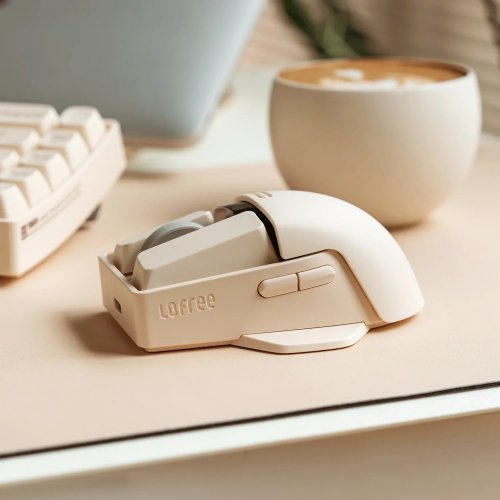 Купити Миша Lofree OE909 Touch Wireless (LO-6922694804181) Tofu - ціна в Києві, Львові, Вінниці, Хмельницькому, Франківську, Україні | інтернет-магазин TELEMART.UA фото