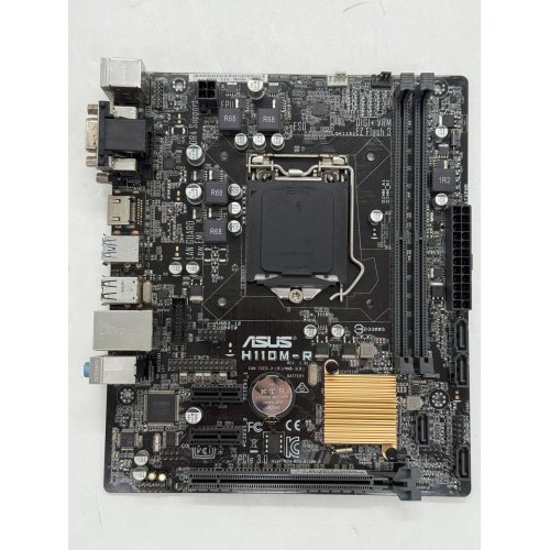 Материнська плата Asus H110M-R (s1151, Intel H110) (Відновлено продавцем, 773890) купити з перевіркою сумісності: огляд, характеристики, ціна у Києві, Львові, Вінниці, Хмельницькому, Івано-Франківську, Україні | інтернет-магазин TELEMART.UA фото