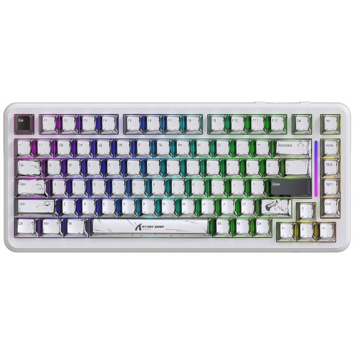 Купити Клавіатура Attack Shark X82 Pro RGB HE Magnetic Switch Wireless (AS-6972792470719-C-UA) Comic - ціна в Києві, Львові, Вінниці, Хмельницькому, Франківську, Україні | інтернет-магазин TELEMART.UA фото