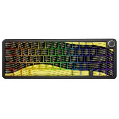 Клавіатура Attack Shark X65 Pro RGB HE Magnetic Switch Wireless (AS-6972792470542-BNY) Black/Yellow