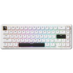 Клавіатура Attack Shark X65 RGB HE Magnetic Switch (AS-6972792470535-W-UA) White