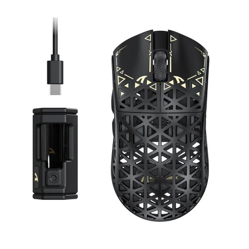 Купити Миша Attack Shark R5 Ultra Wireless (AS-6972792470573-B) Black - ціна в Києві, Львові, Вінниці, Хмельницькому, Франківську, Україні | інтернет-магазин TELEMART.UA фото