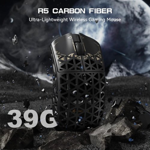 Купити Миша Attack Shark R5 Ultra Wireless (AS-6972792470573-B) Black - ціна в Києві, Львові, Вінниці, Хмельницькому, Франківську, Україні | інтернет-магазин TELEMART.UA фото