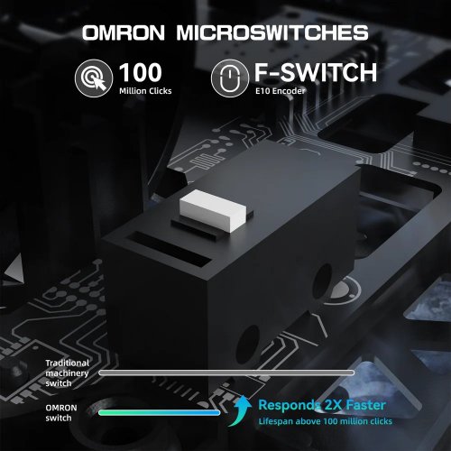 Купити Миша Attack Shark R5 Ultra Wireless (AS-6972792470573-B) Black - ціна в Києві, Львові, Вінниці, Хмельницькому, Франківську, Україні | інтернет-магазин TELEMART.UA фото
