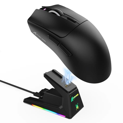 Купити Миша Attack Shark X1 Wireless (AS-6972792470528-B) Black - ціна в Києві, Львові, Вінниці, Хмельницькому, Франківську, Україні | інтернет-магазин TELEMART.UA фото
