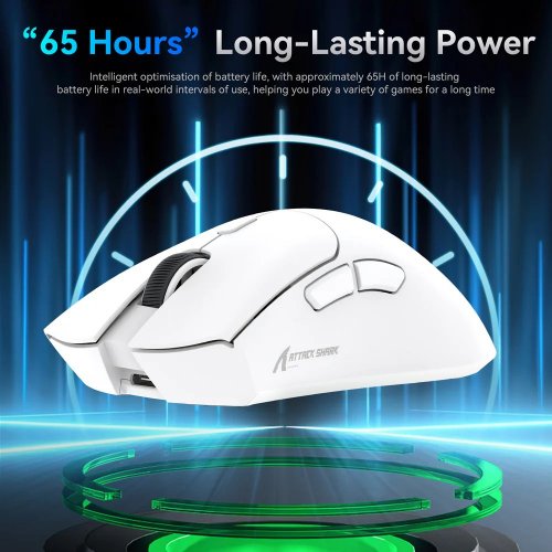 Купить Мышка Attack Shark R1 Wireless (AS-6972792470191-R) Red - цена в Харькове, Киеве, Днепре, Одессе
в интернет-магазине Telemart фото