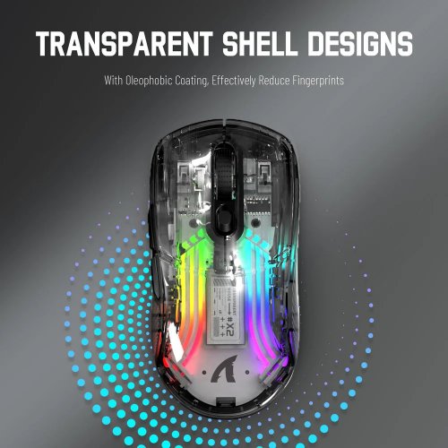 Купити Миша Attack Shark X2 Wireless (AS-6972792470016-B) Black - ціна в Києві, Львові, Вінниці, Хмельницькому, Франківську, Україні | інтернет-магазин TELEMART.UA фото