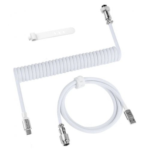 Купить Кабель для клавиатуры Attack Shark C01 Pro (AS-C01PRO-W) White - цена в Харькове, Киеве, Днепре, Одессе
в интернет-магазине Telemart фото