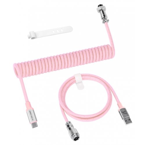 Купити Кабель для клавіатури Attack Shark C01 Pro (AS-C01PRO-P) Pink - ціна в Києві, Львові, Вінниці, Хмельницькому, Франківську, Україні | інтернет-магазин TELEMART.UA фото