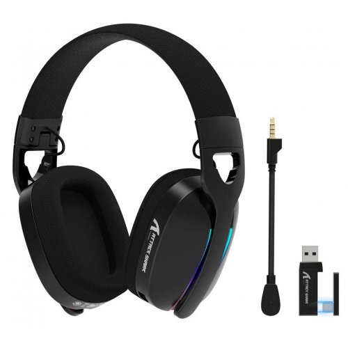 Купити Навушники Attack Shark L90 Wireless (AS-L90-B) Black - ціна в Києві, Львові, Вінниці, Хмельницькому, Франківську, Україні | інтернет-магазин TELEMART.UA фото
