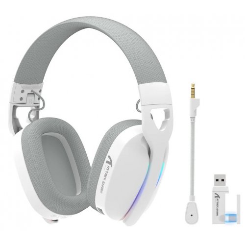 Купити Навушники Attack Shark L90 Wireless (AS-L90-W) White - ціна в Києві, Львові, Вінниці, Хмельницькому, Франківську, Україні | інтернет-магазин TELEMART.UA фото