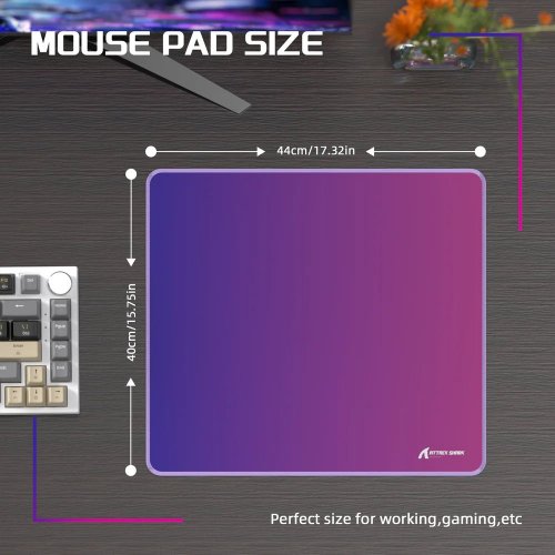Купить Коврик для мышки Attack Shark CM03 (AS-CM03-PG) Gradient Purple/Blue - цена в Харькове, Киеве, Днепре, Одессе
в интернет-магазине Telemart фото