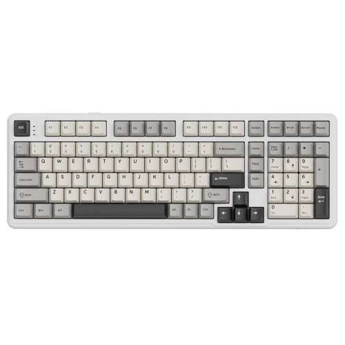Купити Клавіатура Attack Shark X98 RGB Linear Strawberry Switch Wireless (AS-6972792470603-CW-UA) White - ціна в Києві, Львові, Вінниці, Хмельницькому, Франківську, Україні | інтернет-магазин TELEMART.UA фото