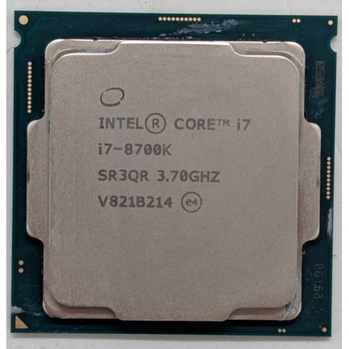 Процесор Intel Core i7-8700K 3.7(4.7)GHz 12MB s1151 Tray (CM8068403358220) (Відновлено продавцем, 773954) купити з перевіркою сумісності: огляд, характеристики, ціна у Києві, Львові, Вінниці, Хмельницькому, Івано-Франківську, Україні | інтернет-магазин TELEMART.UA фото