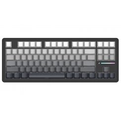 Клавіатура Attack Shark M87 Pro V2 RGB Linear White Jade Switch Wireless (AS-6972792470467-MN) Gradient Black