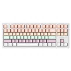 Клавіатура Attack Shark M87 RGB Linear White Switch Wireless (AS-6972792470139-PG) Pink Gradien