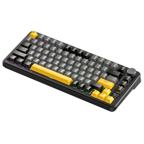 Купить Клавиатура Attack Shark X85 Pro RGB Linear Blueberry Switch Wireless (AS-6972792470368-SB-UA) Starry Black - цена в Харькове, Киеве, Днепре, Одессе
в интернет-магазине Telemart фото