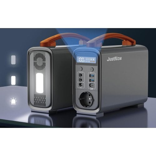 Купити Зарядна станція JustNow GT200 240W 320Wh - ціна в Києві, Львові, Вінниці, Хмельницькому, Франківську, Україні | інтернет-магазин TELEMART.UA фото