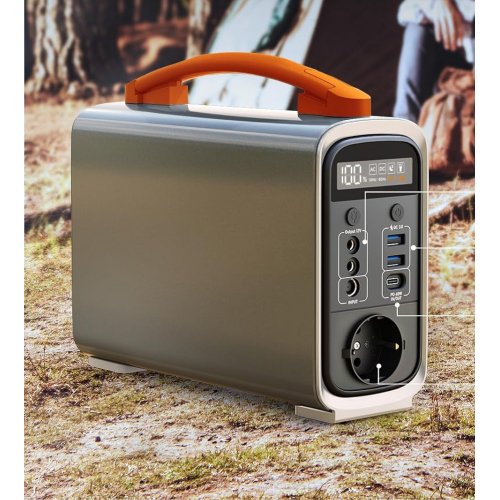 Купити Зарядна станція JustNow GT200 240W 320Wh - ціна в Києві, Львові, Вінниці, Хмельницькому, Франківську, Україні | інтернет-магазин TELEMART.UA фото