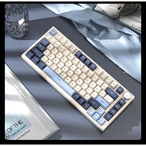 Купити Клавіатура Attack Shark K85 RGB Magnetic Switch (AS-6972792470290-B-UA) Blueberry - ціна в Києві, Львові, Вінниці, Хмельницькому, Франківську, Україні | інтернет-магазин TELEMART.UA фото