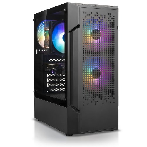Комп'ютер HEXO Gaming RTX3050 Pro (HGP-5500N3050G8-16S1TBK) Black купити в Україні: Київ, Львів, Хмельницький, Тернопіль | Низька ціна, відгуки, характеристики від TELEMART фото