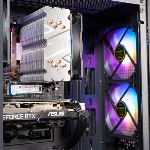 Комп'ютер HEXO Gaming RTX3050 Pro (HGP-5500N3050G8-16S1TBK) Black купити в Україні: Київ, Львів, Хмельницький, Тернопіль | Низька ціна, відгуки, характеристики від TELEMART фото