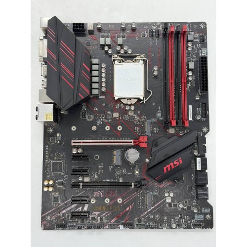 Купить Материнская плата MSI MPG Z390 GAMING PLUS (s1151-v2, Intel Z390) (Восстановлено продавцом, 774034) с проверкой совместимости: обзор, характеристики, цена в Киеве, Днепре, Одессе, Харькове, Украине | интернет-магазин TELEMART.UA фото
