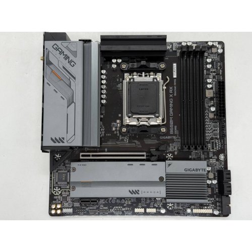 Материнська плата Gigabyte B650M GAMING X AX (sAM5, AMD B650) (Відновлено продавцем, 774046) купити з перевіркою сумісності: огляд, характеристики, ціна у Києві, Львові, Вінниці, Хмельницькому, Івано-Франківську, Україні | інтернет-магазин TELEMART.UA фото