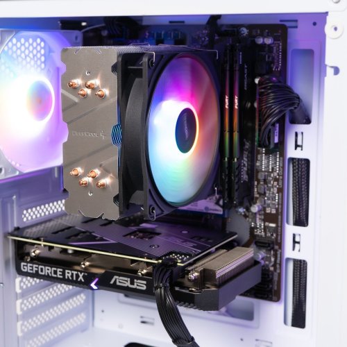 Купити Комп'ютер HEXO Gaming RTX3050 Pro (HGP-5500N3050G8-16S1TWH) White - ціна в Києві, Львові, Вінниці, Хмельницькому, Франківську, Україні | інтернет-магазин TELEMART.UA фото