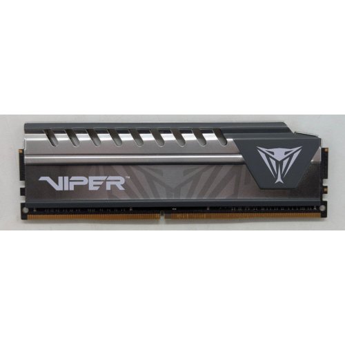 Озп Patriot DDR4 16GB 2666Mhz Viper Elite Grey (PVE416G266C6GY) (Відновлено продавцем, 774228) купити з перевіркою сумісності: огляд, характеристики, ціна у Києві, Львові, Вінниці, Хмельницькому, Івано-Франківську, Україні | інтернет-магазин TELEMART.UA фото