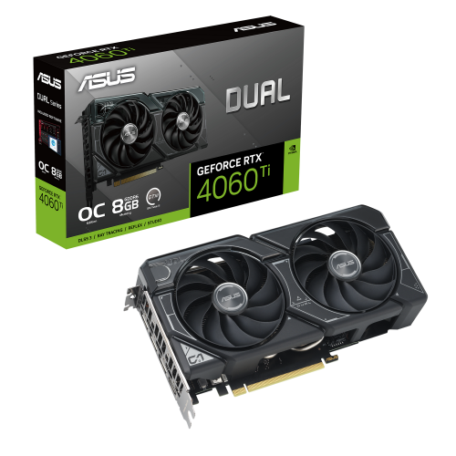 Відеокарта Asus GeForce RTX 4060 Ti Dual OC 8192MB (DUAL-RTX4060TI-O8G) (Відновлено продавцем, 774230) купити з перевіркою сумісності: огляд, характеристики, ціна у Києві, Львові, Вінниці, Хмельницькому, Івано-Франківську, Україні | інтернет-магазин TELEMART.UA фото