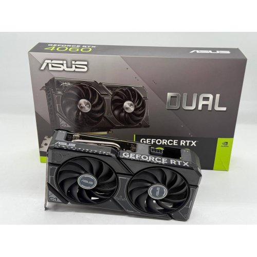 Відеокарта Asus GeForce RTX 4060 Dual OC 8192MB (DUAL-RTX4060-O8G) (Відновлено продавцем, 774234) купити з перевіркою сумісності: огляд, характеристики, ціна у Києві, Львові, Вінниці, Хмельницькому, Івано-Франківську, Україні | інтернет-магазин TELEMART.UA фото