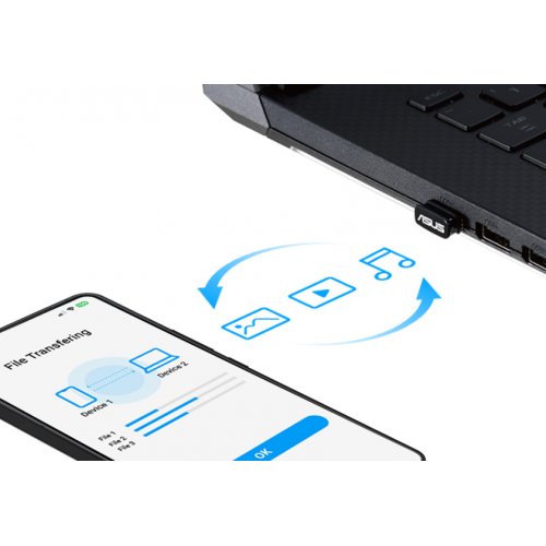 Купити Bluetooth адаптер Asus USB-BT540 - ціна в Києві, Львові, Вінниці, Хмельницькому, Франківську, Україні | інтернет-магазин TELEMART.UA фото