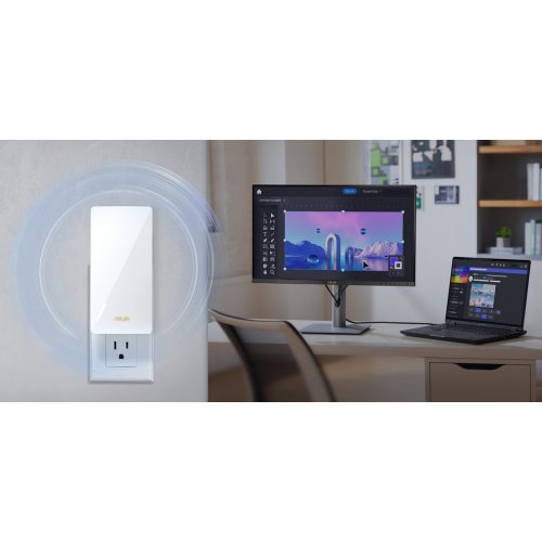 Купить Ретранслятор Asus RP-BE58 - цена в Харькове, Киеве, Днепре, Одессе
в интернет-магазине Telemart фото