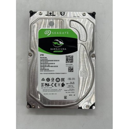 Жорсткий диск Seagate BarraCuda 2TB 256MB 7200RPM 3.5" (ST2000DM008) (Відновлено продавцем, 774241) купити з перевіркою сумісності: огляд, характеристики, ціна у Києві, Львові, Вінниці, Хмельницькому, Івано-Франківську, Україні | інтернет-магазин TELEMART.UA фото