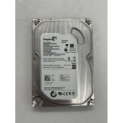 Купить Жесткий диск Seagate Barracuda 7200.12 500GB 16MB 7200RPM 3.5" (ST500DM002) (Восстановлено продавцом, 774242) с проверкой совместимости: обзор, характеристики, цена в Киеве, Днепре, Одессе, Харькове, Украине | интернет-магазин TELEMART.UA фото