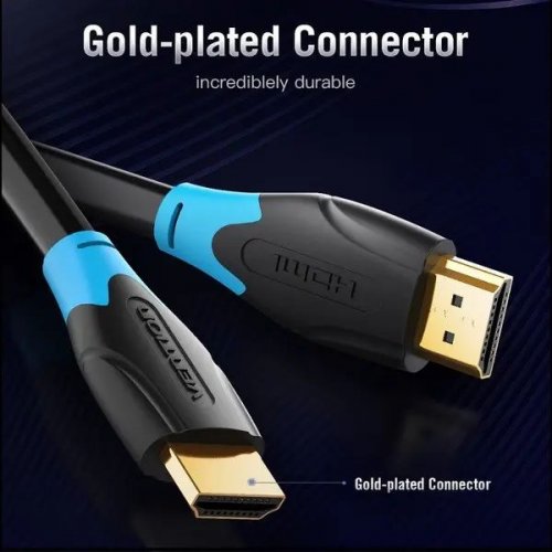 Купити Кабель Vention HDMI to HDMI V1.4 10m (AACBL) Black - ціна в Києві, Львові, Вінниці, Хмельницькому, Франківську, Україні | інтернет-магазин TELEMART.UA фото