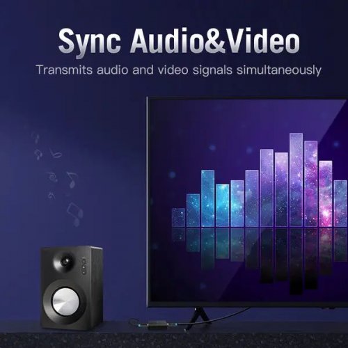 Купити Кабель Vention HDMI to HDMI V1.4 10m (AACBL) Black - ціна в Києві, Львові, Вінниці, Хмельницькому, Франківську, Україні | інтернет-магазин TELEMART.UA фото
