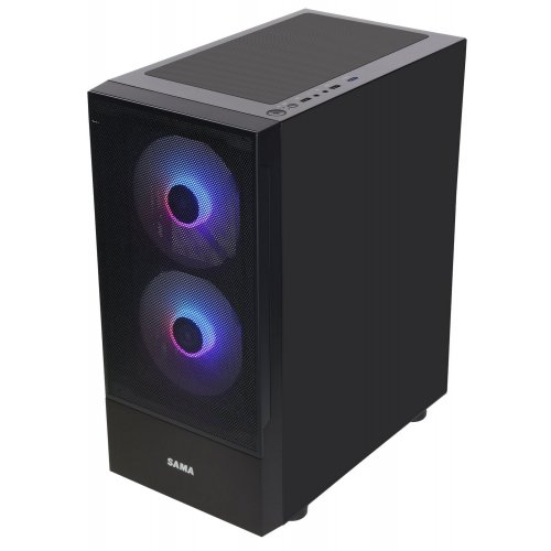 Корпус SAMA 3307 140mm без БЖ Black купити в Україні: Київ, Львів, Хмельницький, Тернопіль | Перевірка сумісності, низька ціна, відгуки, характеристики від TELEMART фото