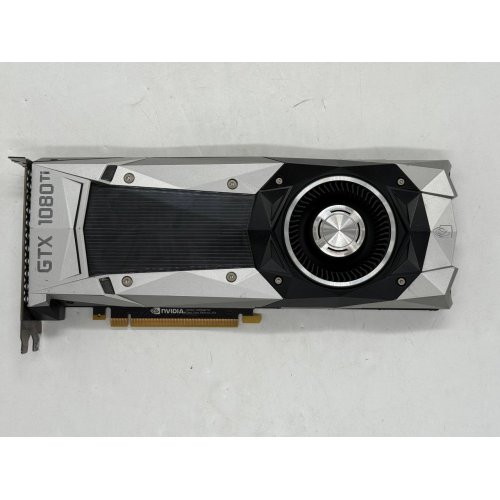 Відеокарта Asus GeForce GTX 1080 TI Founders Edition 11264MB (GTX1080TI-FE) (Відновлено продавцем, 774312) купити з перевіркою сумісності: огляд, характеристики, ціна у Києві, Львові, Вінниці, Хмельницькому, Івано-Франківську, Україні | інтернет-магазин TELEMART.UA фото
