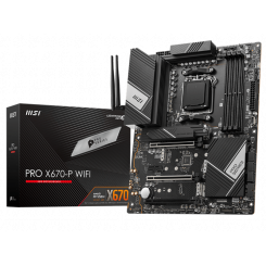 Материнська плата MSI PRO X670-P WIFI (sAM5, AMD X670) (Відновлено продавцем, 774334)
