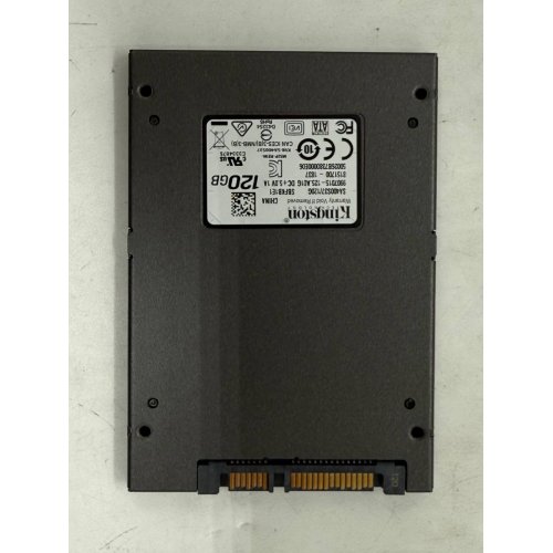 Купить Ssd-диск Kingston SSDNow A400 TLC 120GB 2.5'' (SA400S37/120G) (Восстановлено продавцом, 774345) с проверкой совместимости: обзор, характеристики, цена в Киеве, Днепре, Одессе, Харькове, Украине | интернет-магазин TELEMART.UA фото