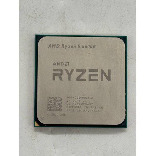 Купить Процессор AMD Ryzen 5 5600G 3.9(4.4)GHz 16MB sAM4 Box (100-100000252BOX) (Восстановлено продавцом, 774364) с проверкой совместимости: обзор, характеристики, цена в Киеве, Днепре, Одессе, Харькове, Украине | интернет-магазин TELEMART.UA фото